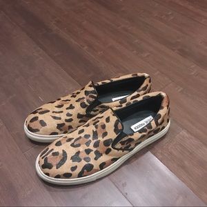 Steve Madden Leopard Slip-Ons